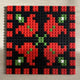 Poppy Quartet - Buildable Brick Art