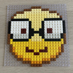 Nerd-Emoji Baustein-Mosaik