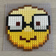 Nerd-Emoji Baustein-Mosaik
