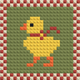 Pipi Chick Baustein-Mosaik