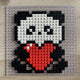 Panda Love - Buildable Brick Art