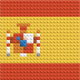 Spanien Baustein-Mosaik
