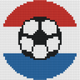 Niederländischer Fußball - Mosaik