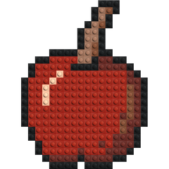 Rotten Apple - Buildable Brick Art