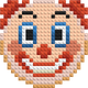 Clown Baustein-Mosaik