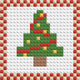 Weihnachtsbaum - Baubares Steinmosaik