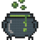 Witch Cauldron - Buildable Brick Art