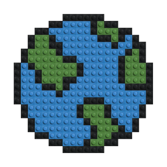 Erde - Baubares Steinmosaik
