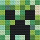 Creeper - Baustein-Mosaik