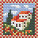 Noras italienische Landschaft – Pixel-Art-Mosaik-Bausatz