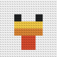 Huhn Baustein-Mosaik