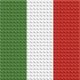 Italien als Baustein-Mosaik
