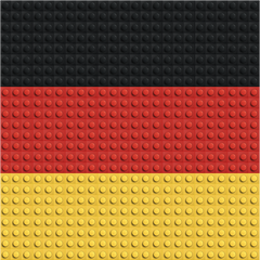Deutschland Baustein-Mosaik