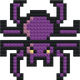 Purple Spider - Buildable Brick Art