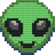 Baubares Alien-Mosaik