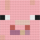Schwein - Baustein-Mosaik